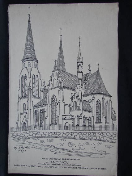 szkic kościoła